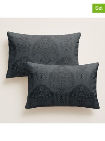 Pierre Cardin Paris 2-delige set: perkal kussenhoezen zwart