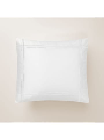 Pierre Cardin Paris Perkal kussenhoes "Gold" wit