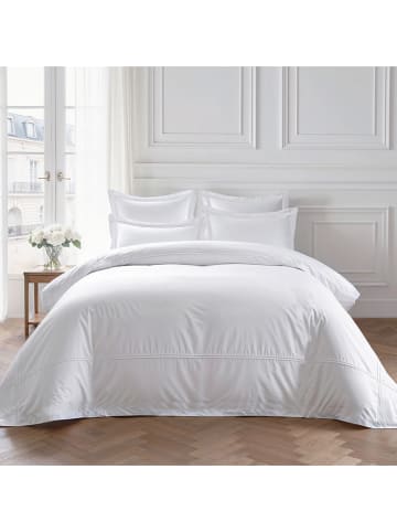 Pierre Cardin Paris Satin-Bettbezug "Gold" in Weiß