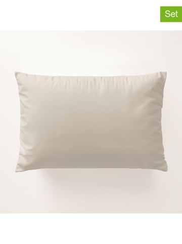 Pierre Cardin 2-delige set: perkal kussenhoezen beige