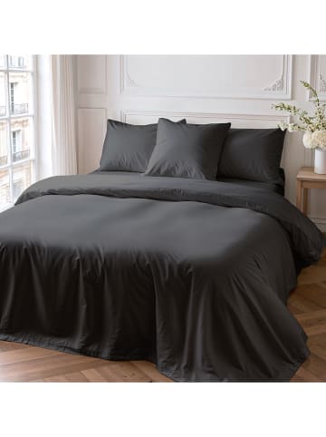 Pierre Cardin Paris Perkal dekbedovertrek antraciet