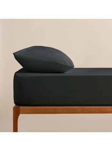 Pierre Cardin Paris Perkal hoeslaken antraciet