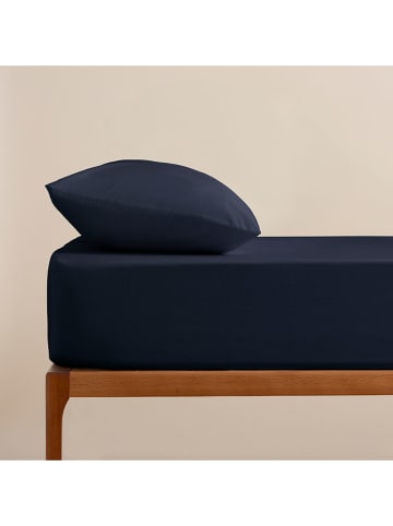 Pierre Cardin Paris Perkal hoeslaken donkerblauw