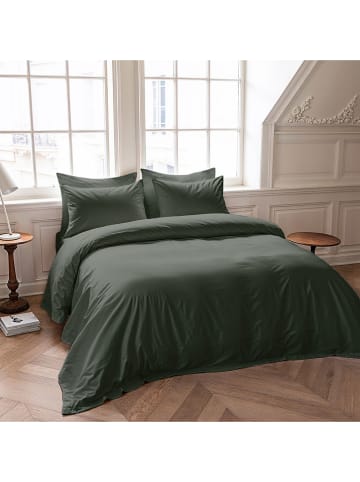 Pierre Cardin Paris Perkal dekbedovertrek donkergroen