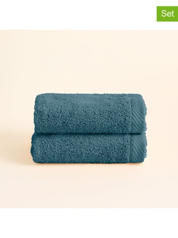 Pierre Cardin Paris Ręczniki (2 szt.) "Serenity" w kolorze morskim dla gości