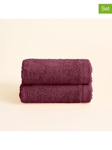 Pierre Cardin Paris Ręczniki (2 szt.) "Serenity" w kolorze fioletowym do rąk