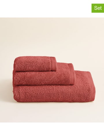 Pierre Cardin Paris 3-częściowy zestaw ręczników "Serenity" w kolorze pomarańczowym