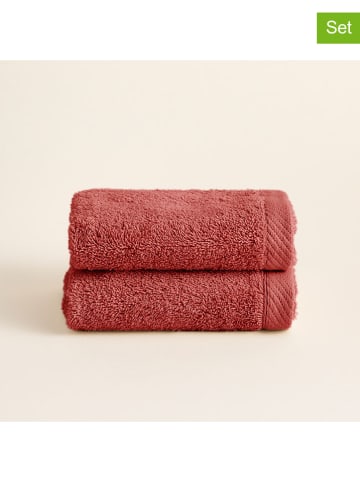 Pierre Cardin Paris Ręczniki (2 szt.) "Serenity" w kolorze pomarańczowym dla gości