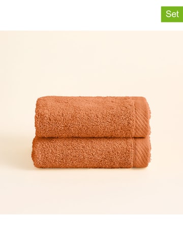 Pierre Cardin Paris Ręczniki (2 szt.) "Serenity" w kolorze jasnobrązowym dla gości