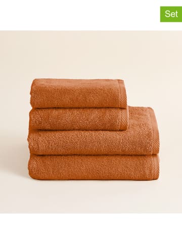 Pierre Cardin Paris 4-częściowy zestaw ręczników "Serenity" w kolorze jasnobrązowym