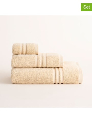 Pierre Cardin Paris 4-delige handdoekenset  "Premium" beige