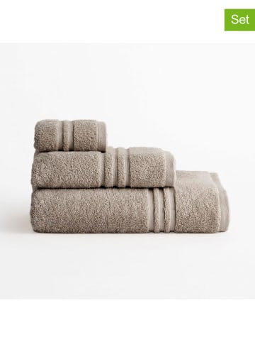 Pierre Cardin Paris 4tlg. Handtuchset "Premium" in Taupe