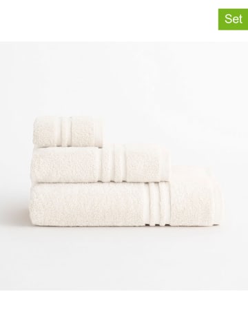 Pierre Cardin Paris 4tlg. Handtuchset "Premium" in Creme