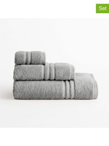 Pierre Cardin Paris 4tlg. Handtuchset "Premium" in Grau