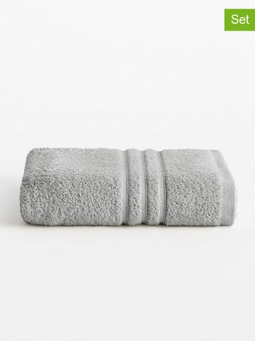 Pierre Cardin Paris 2er-Set: Handtücher "Premium" in Grau