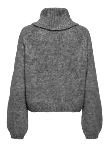 ONLY Rollkragenpullover in Grau