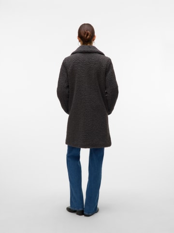 Vero Moda Teddymantel in Anthrazit