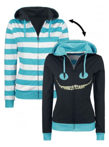 Nastrovje Potsdam Bluza "Alice in W." w kolorze czarno-miętowym