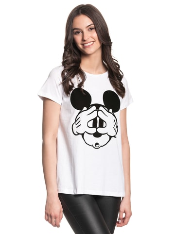 Nastrovje Potsdam Shirt "Mickey Mouse" in Weiß