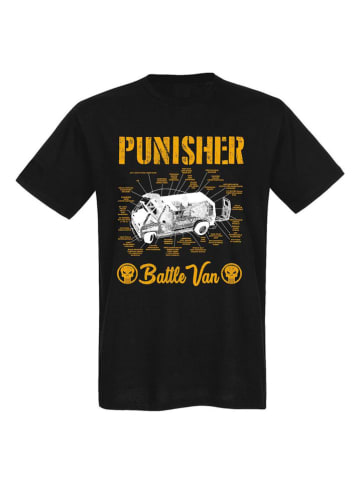 Nastrovje Potsdam Koszulka "Punisher Battle Van" w kolorze czarnym