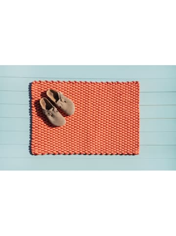 Remember Fußmatte "Lida" in Koralle - (L)90 x (B)58 cm