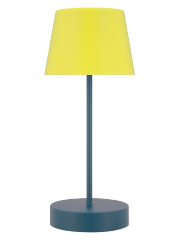 Remember LED-Tischleuchte "Oscar" in Gelb/ Petrol - (H)33,5 x Ø 14,5 cm