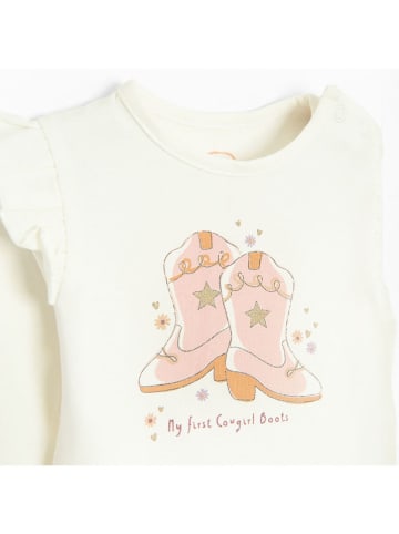 COOL CLUB Body (2 szt.) w kolorze białym i jasnoróżowym