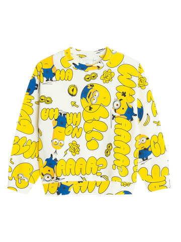 COOL CLUB Longsleeve in Weiß/ Gelb