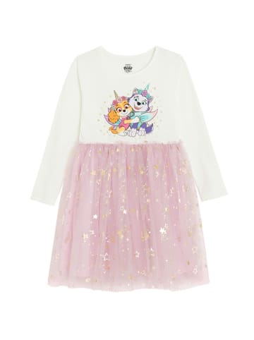 COOL CLUB Jurk lichtroze/wit