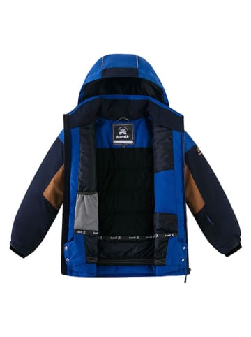 Kamik Winterjacke "Meteor" in Blau/ Hellbraun