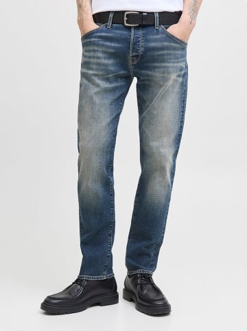 Jack & Jones Spijkerbroek "Jjimike" - regular fit - donkerblauw