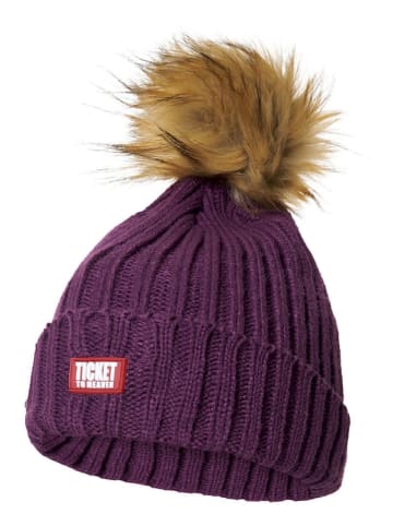 Ticket to Heaven Mütze in Lila