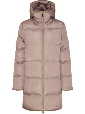 TicketWOMAN Płaszcz pikowany "Stella" w kolorze beżowym