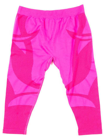 COLD Legginsy termiczne w kolorze różowym