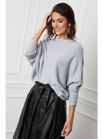 So Cachemire Pullover "Dragor" in Hellgrau