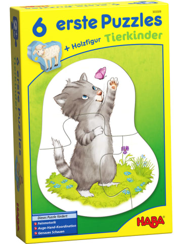 Haba 6 eerste puzzels "Dierenkinderen" - vanaf 2 jaar