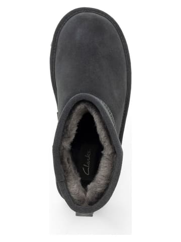 Clarks Leren winterboots grijs