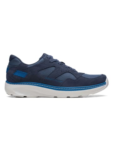 Clarks Leren sneakers "Chart Lite" donkerblauw