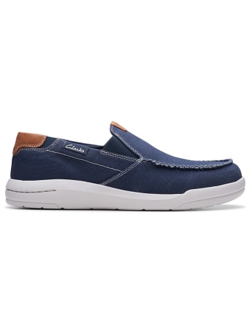 Clarks Slipper "Driftlite Step" in Dunkelblau