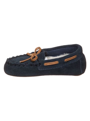 Clarks Leren instappers "Crackling Flo" donkerblauw
