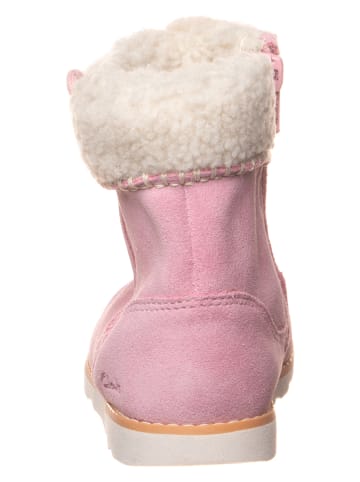 Clarks Leder-Boots "Crown Loop" in Rosa