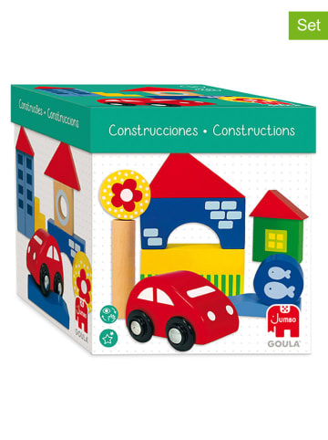 Jumbo 26-częściowy zestaw klocków w różnych kolorach - 12m+