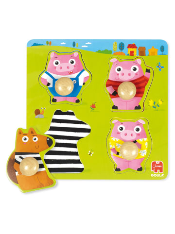 Jumbo 4-częściowe puzzle ze wzorem - 12m+