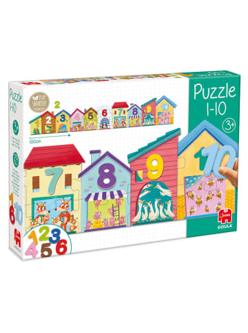Jumbo 10tlg. Puzzle "1-10" in Bunt - ab 3 Jahren