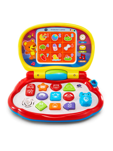 V-Tech Laptop odkrywcy w kolorze czerwonym ze wzorem - 12 m+