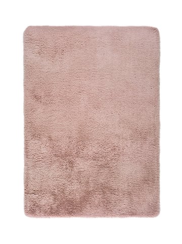 Atticgo Hochflor-Teppich "Alpaca" in Rosa