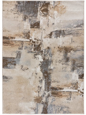 Moma Kurzflor-Teppich "Aydin" in Beige