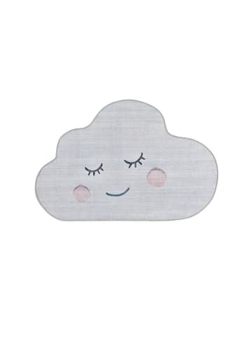 Atticgo Kurzflor-Teppich "Candy" in Hellgrau