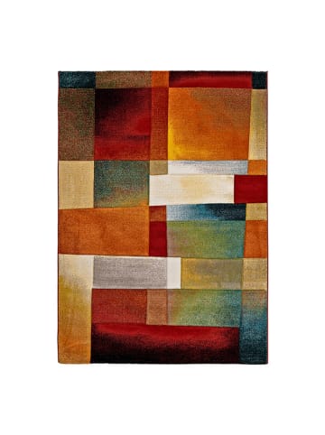 Moma Kurzflor-Teppich in Bunt