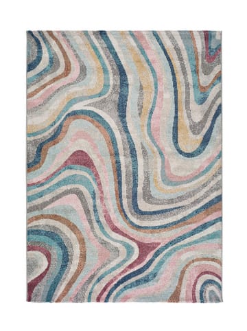 Moma Kurzflor-Teppich in Bunt